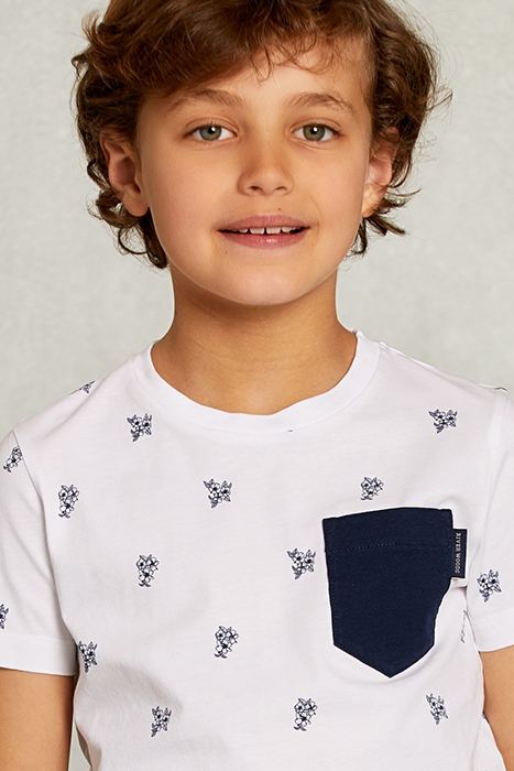 CUSTOM FIT T-SHIRT WITH POCKET WHITE WHITE 4