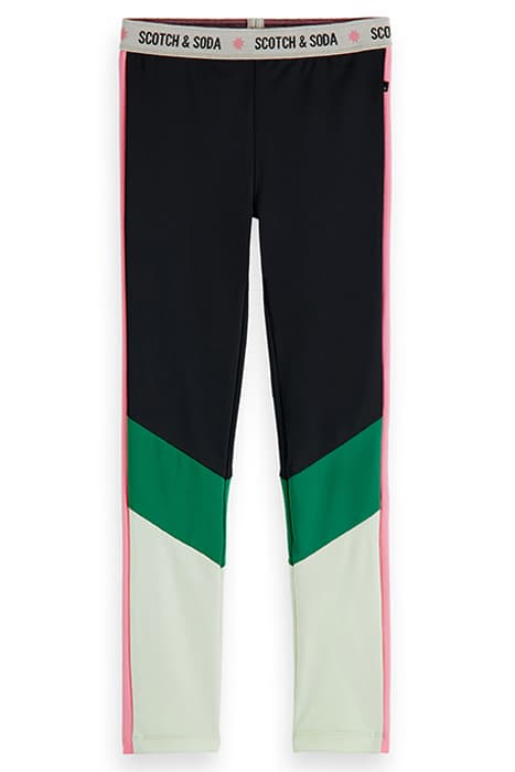 SPORTY COLOUR-BLOCK LEGGING COMBO C by Scotch & Soda