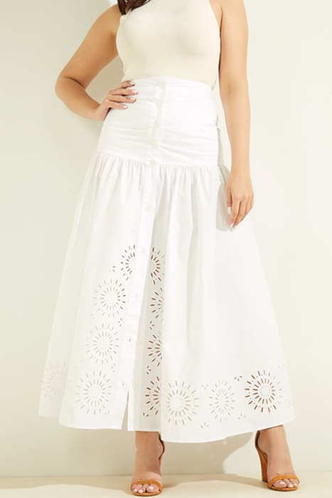 KAIA POPLIN SKIRT TRUE WHITE A000 by Marciano by Guess