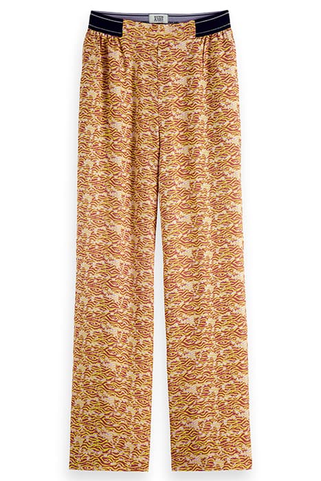 HIGH-RISE WIDE-LEG DRAPEY PYJAMA PANTS COMBO M by Scotch & Soda