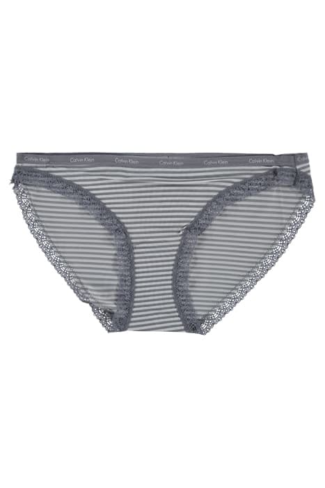 BIKINI, ZUT MARCHING STRIPE_PEWTER by Calvin Klein