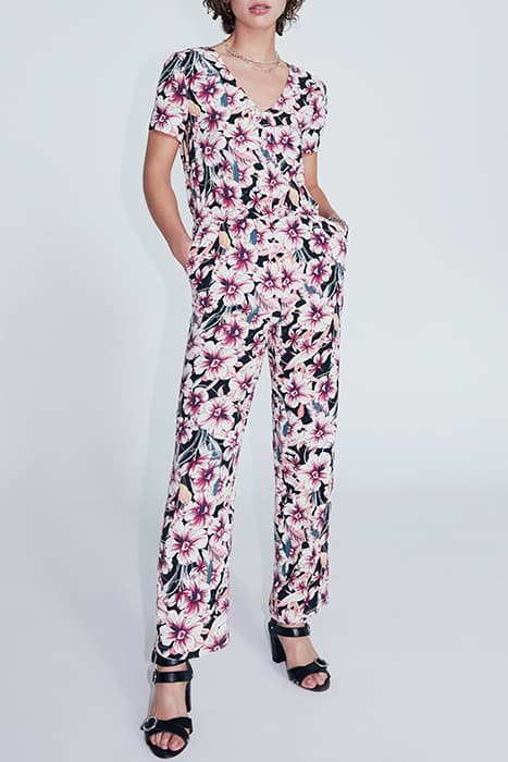 TROPICAL FLORAL PRINT ECOVERO® VISCOSE JUMPSUIT by IKKS