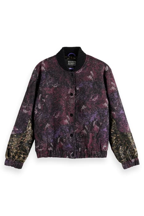 JACQUARD BOMBER JACKET MIDNIGHT SLATE by Scotch & Soda