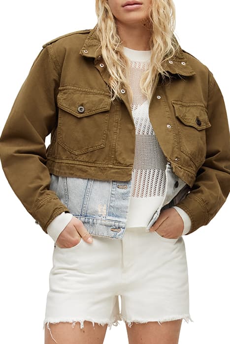 CADIE MILITARY JACKE KHAKI GREEN by AllSaints