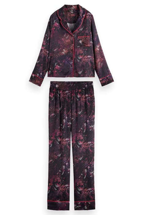 PRINTED PYJAMA SET NIGHT SKY BEET by Scotch & Soda