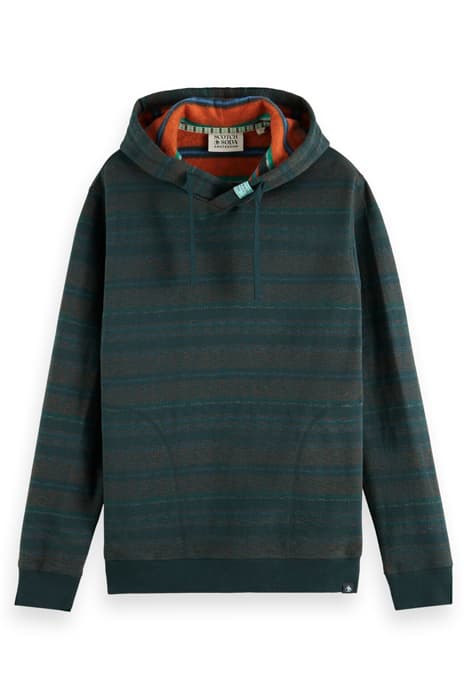 TWISTED HOOD SWEATER WITH CONTRAST INSIDE COMBO A by Scotch & Soda