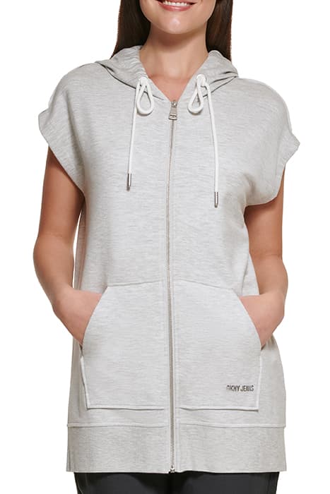 SLVL FRONT ZIP DRAWS SLVR HTHR by DKNY