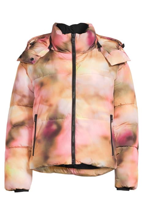 EO/ PRINT PUFFER BLURRED ABSTRACT AOP by Calvin Klein