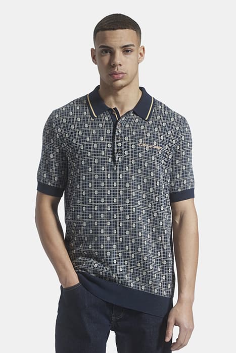 GRID POLO DARK NAVY by Lyle & Scott