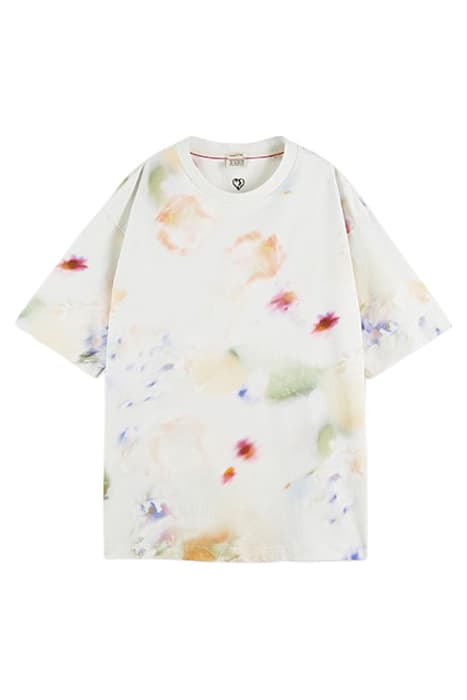 PRINTED OVERSIZED-FIT T-SHIRT IN ORGANIC COTTON MOTION PRINT by Scotch & Soda