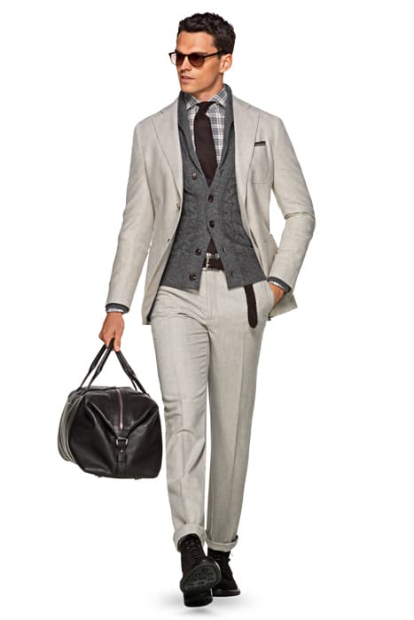 LIGHT BROWN BRESCIA TROUSERS by Suitsupply