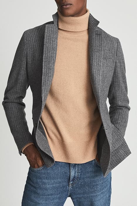 FIGARO-SB 2B NOTCH PATCH GREY by Reiss