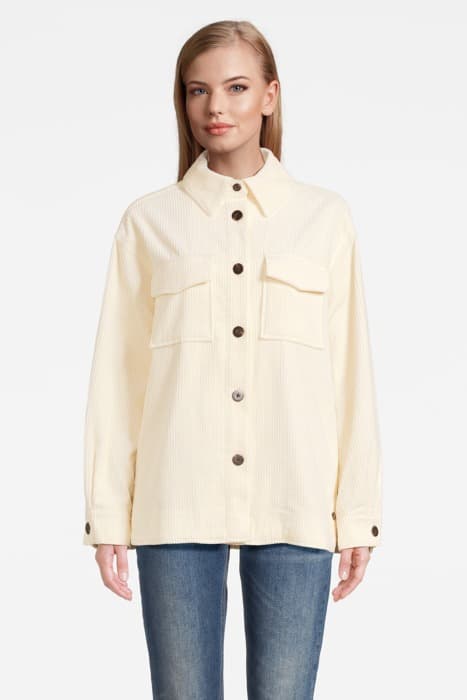 RELAXED FIT CORDUROY SHIRT JACKET VANILLA by Scotch & Soda