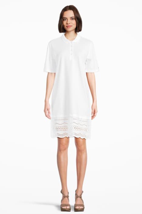 EO/ BRODERIE POLO DR WHITE by Tommy Hilfiger