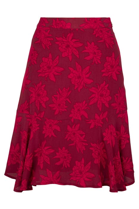 EO/ CREPE KNEE SKIRT MID SCALE BLOOM / PINK SPLENDOR by Tommy Hilfiger