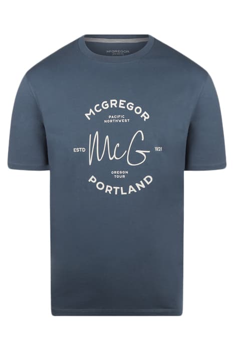 T-SHIRT PORTLAND MEDIUM BLUE by McGregor