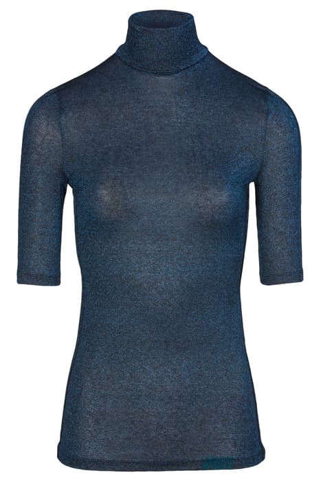 SHIMMER KNITTED TOP NAVY GLITTER by Frenken