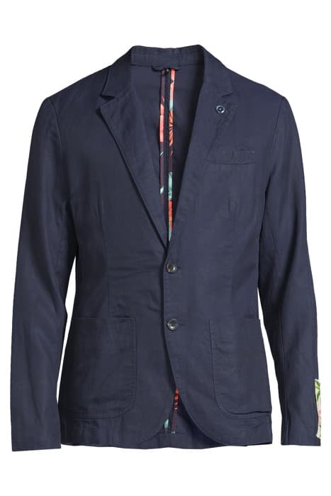 UNCONSTRUCTED SINGLE-BREASTED BLAZER NAVY by Scotch & Soda