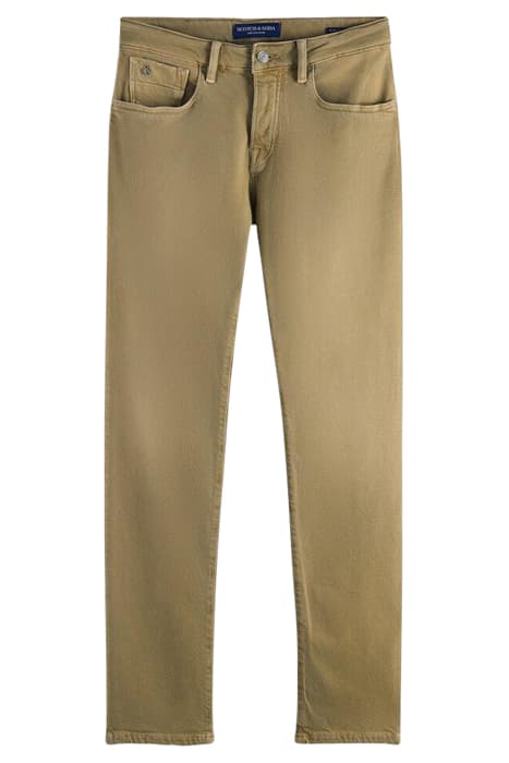 RALSTON SLIM JEANS – GARMENT DYE COLOURS KHAKI by Scotch & Soda