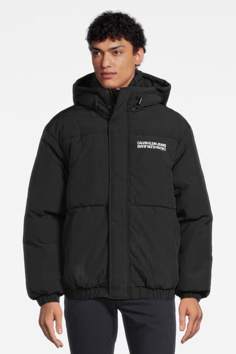 EO/ CRINKLE PUFFER CK BLACK by Calvin Klein