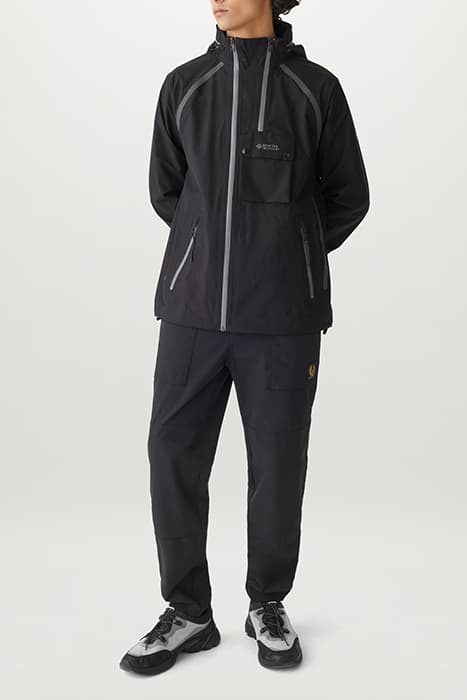 SOLID TWIN TRACK JACKET BLACK by Belstaff