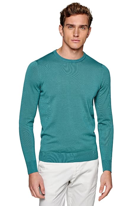 GREEN CREWNECK GREEN by Suitsupply