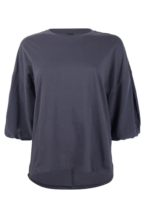 SHIRT MIT ÄRMEL-PATCH BLUISH GREY by Luisa Cerano