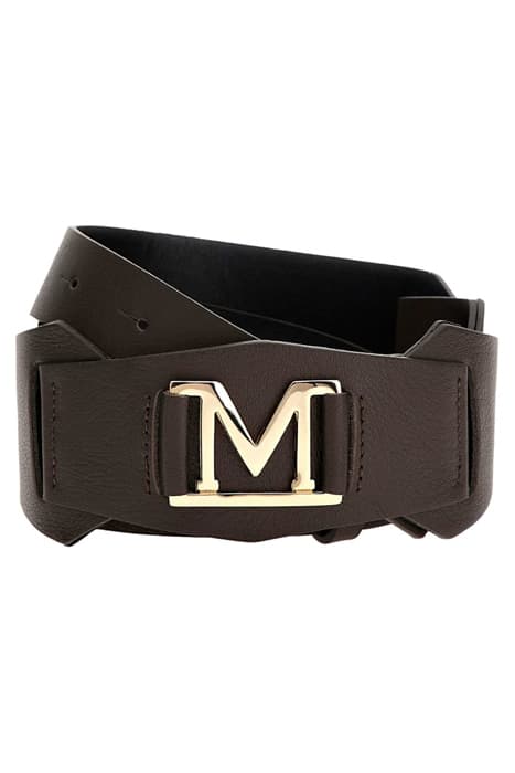 MANUELA LEATHER BELT DARK BROWN MULTI by Marciano by Guess