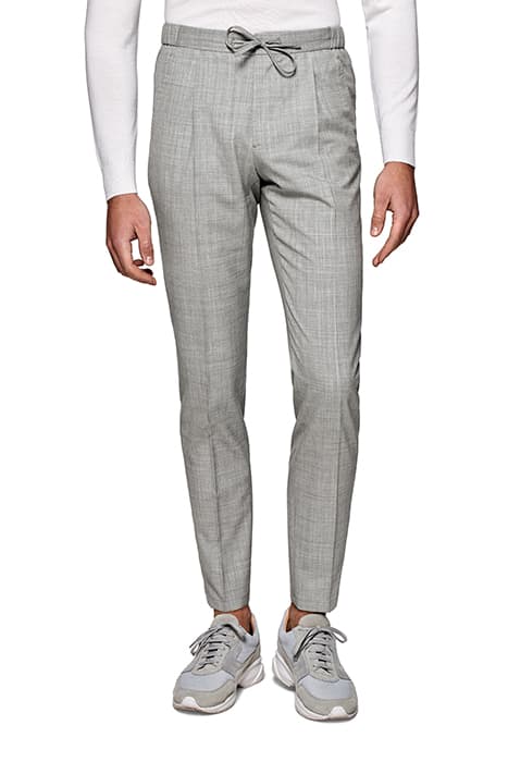 LIGHT GREY DRAWSTRING AMES TROUSERS LIGHT GREY by Suitsupply