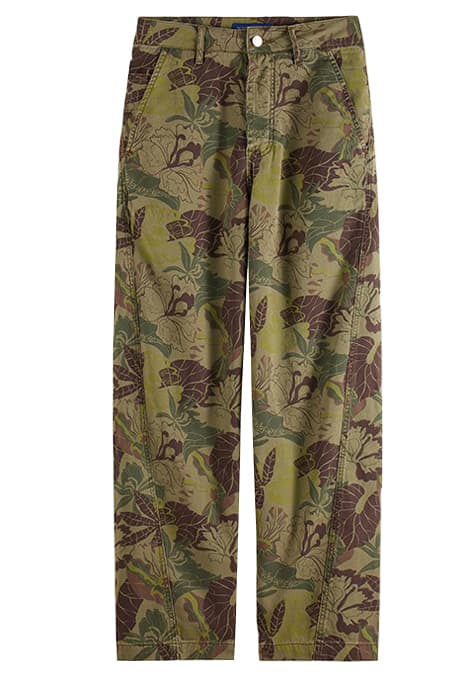 THE PIP - ALLOVER PRINTED HERRINGBONE TWILL BOYFRIEND CHINO  by Scotch & Soda