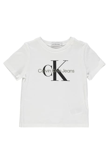 MONOGRAM LOGO T-SHIR BRIGHT WHITE by Calvin Klein