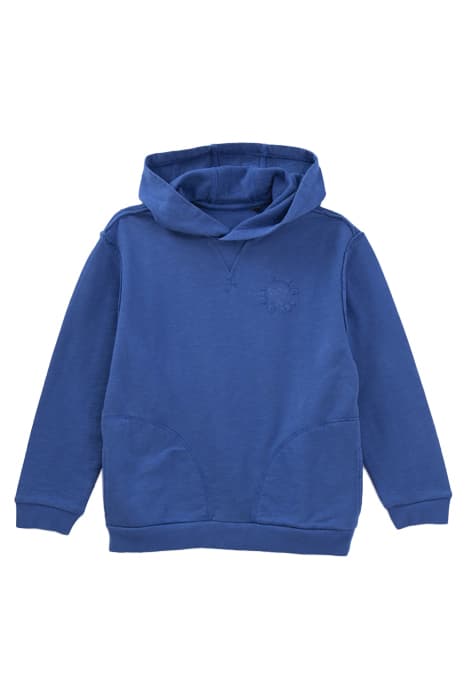 BOYS’ BLUE RELAXED HOODIE WITH EMBOSSED SLOGANS by IKKS