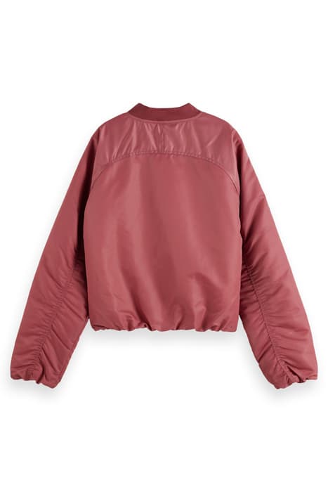 CROPPED BOMBER JACKET WILD ROSE by Scotch & Soda