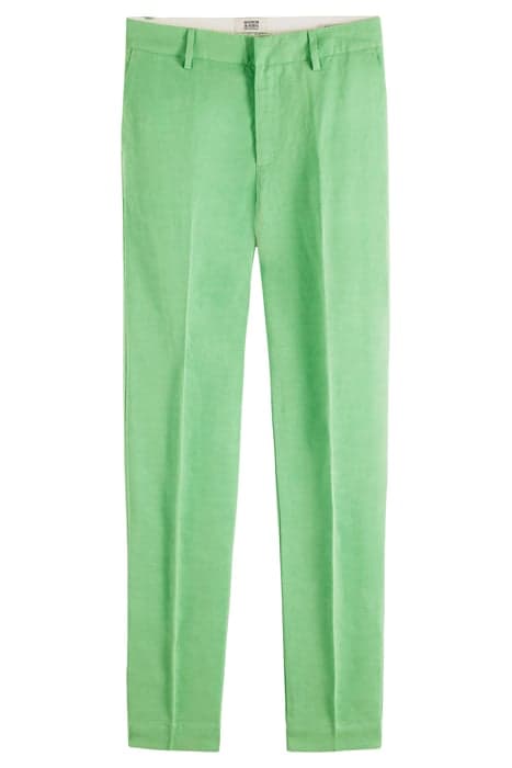 LOWRY - MID RISE SLIM SUMMER EVENT TROUSERS BRIGHT PARAKEET by Scotch & Soda