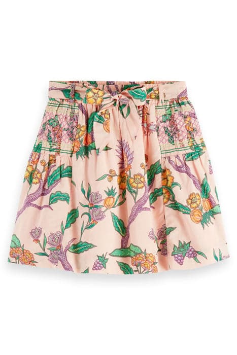 ALL-OVER PRINTED SMOCK DETAIL SKIRT FLOWER GARDEN by Scotch & Soda