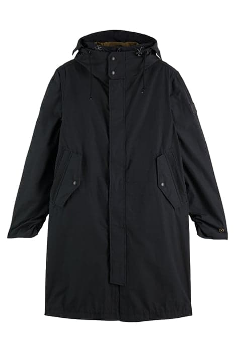 PARKA WITH DETACHABLE INNER JACKET BLACK by Scotch & Soda