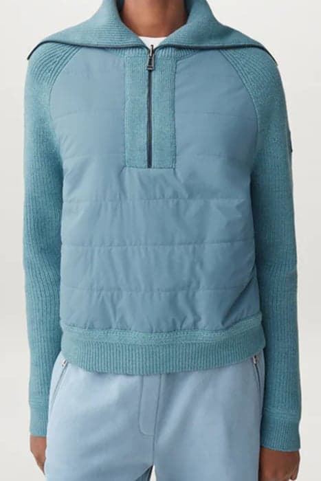 HILLS ZIP CARDIGAN ARCTIC BLUE by Belstaff