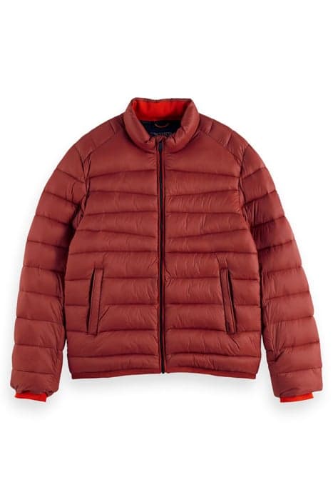 SHORT PUFFER JACKET BORDEAUX by Scotch & Soda