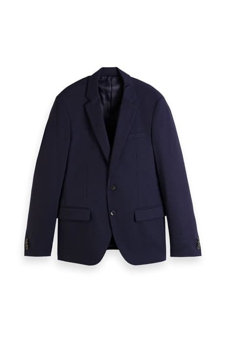 ESSENTIALS - PIQUE AND CONSTRUCTED BLAZER NAVY by Scotch & Soda