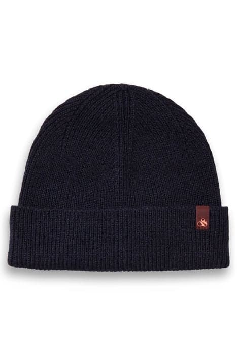 WOOL-BLEND RIB KNIT BEANIE NIGHT by Scotch & Soda