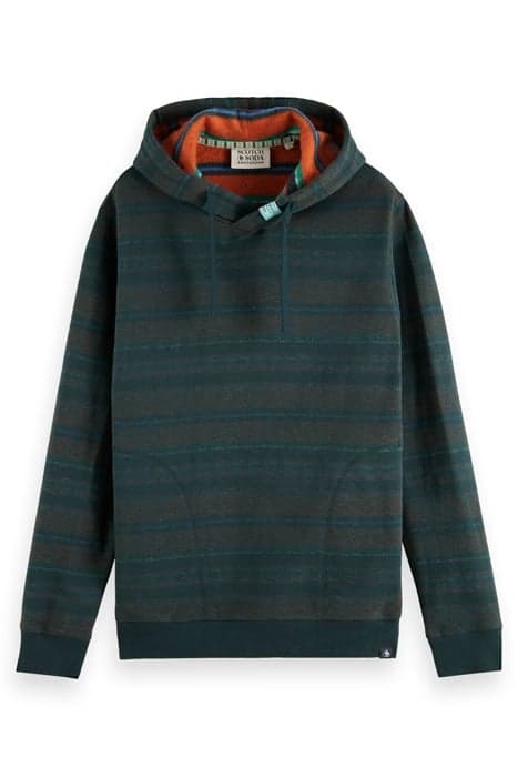 TWISTED HOOD SWEATER WITH CONTRAST INSIDE COMBO A by Scotch & Soda