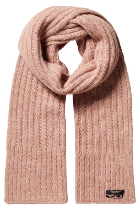 KNITTED SCARF IN ALPACA BLEND PINK ROSE MELANGE by Scotch & Soda