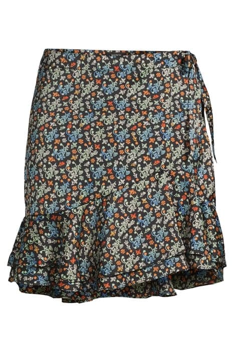 PRINTED RECYCLED POLYESTER WRAP SKIRT COMBO D by Scotch & Soda