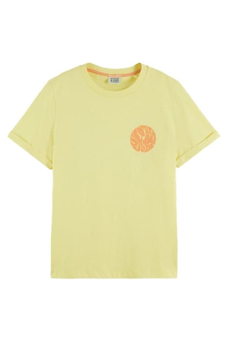 REGULAR FIT T-SHIRT IN ORGANIC COTTON POPCORN by Scotch & Soda