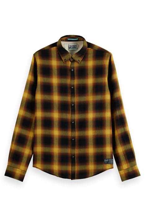 SLIM FIT- LIGHTWEIGHT HERRINGBONE CHECK SHIRT COMBO B by Scotch & Soda