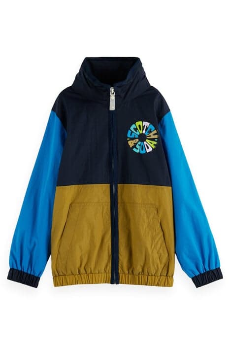 WATER REPELLENT COLOUR BLOCK WINDBREAKER JACKET COLOURBLOCK by Scotch & Soda