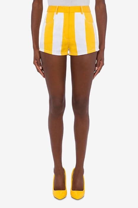 NAUTICAL STRIPED SHORTS YELLOW by Moschino