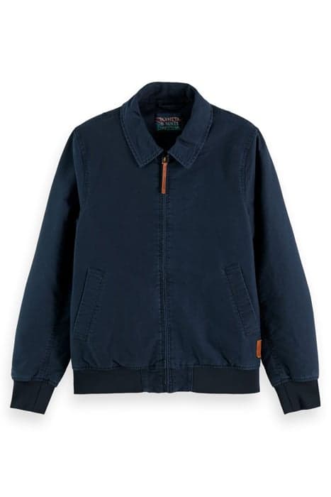 WASHED BOMBER JACKET NAVY by Scotch & Soda