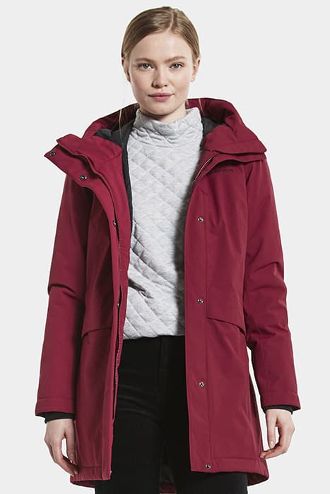 CAJSA WNS PARKA 4 RUBY RED by Didriksons