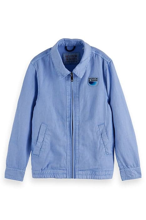 LIGHTWEIGHT GARMENT-DYED JACKET OCEAN by Scotch & Soda